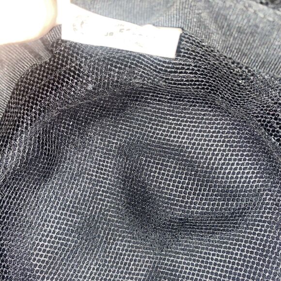 VINTAGE 50s/60s era Ladies HAT Black Mesh Ribbon UNION LABEL - Picture 8 of 10